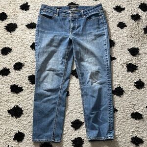 Talbots size 10P Slim ankle flawless five pocket jeans